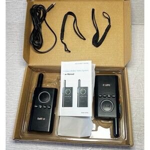 CallToU 2 Way Intercom for Elderly 3300FT Rechargeable 1000mAh Battery, VOX